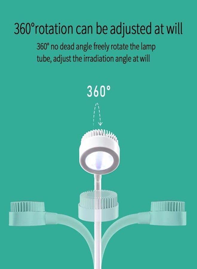 VAYINATO Nepall Mini Nano White Clip On Back Planted Aquarium Fish Tank Light with USB Plug | 5W | 7000-8000K | Waterproof | 360 Flexible | Aluminium Body - Image 4